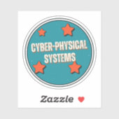 Sticker Systèmes Cyber-physiques (Feuille)