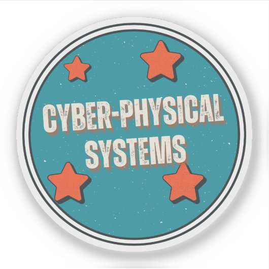 Sticker Systèmes Cyber-physiques (Devant)