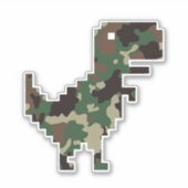 Sticker T-Rex Chrome Camo (Devant)