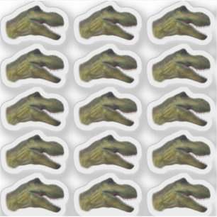 Sticker T-Rex Dinosaur Chef - Parti préhistorique Jurassiq
