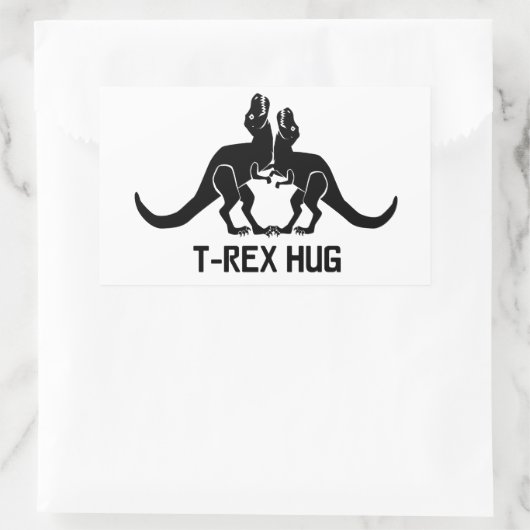 Sticker T-Rex Hug (Sac)