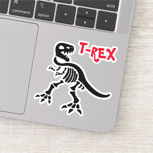 Sticker T-REX Squelette (Détail)