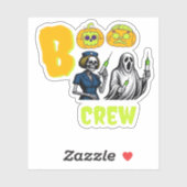 Sticker T-shirt classique Boo Crew (Feuille)