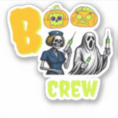 Sticker T-shirt classique Boo Crew (Devant)