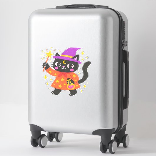 Sticker T-Shirt classique chatte celestial étincelant (Sur valise)