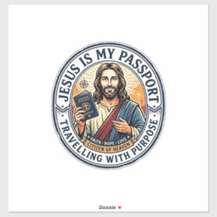 Sticker T-shirt de missions mondiales missionnaire Jésus c