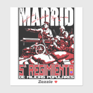 Sticker T-shirt El Quinto Regimiento MADRID