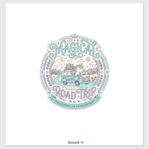 Sticker T-shirt graphique original de voyage magique Licor