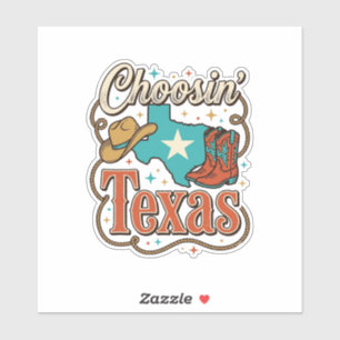Sticker T-shirt graphique vintage cowgirl Texas Western De