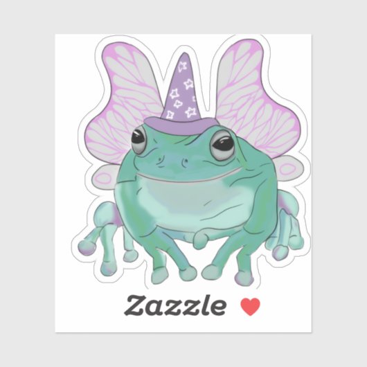 Sticker T-shirt grenouille (Feuille)