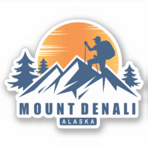 Sticker T-shirt Hike du Mont Denali