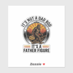 Sticker T-Shirt Vintage Bière Figure Paternelle Bigfoot Dr