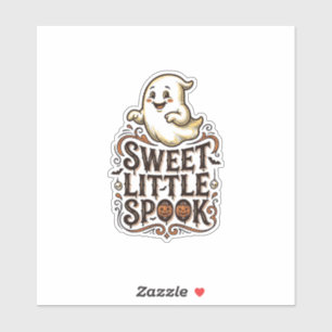 Sticker T-shirt vintage fantôme mignon Halloween effrayant
