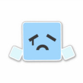 Sticker Tabac cygne de cube triste (Devant)