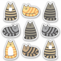 Tabby Chats Kawaii super mignonne