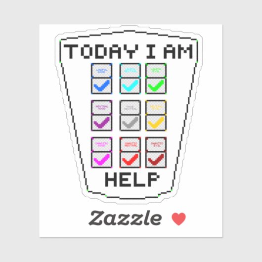 Sticker Tableau d'alignement du MDN (Feuille)