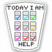 Sticker Tableau d'alignement du MDN (Devant)