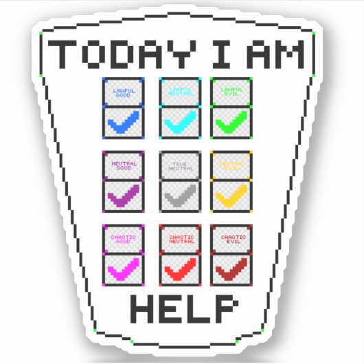 Sticker Tableau d'alignement du MDN (Devant)