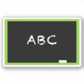 Sticker Tableau de bord ABC (Devant)