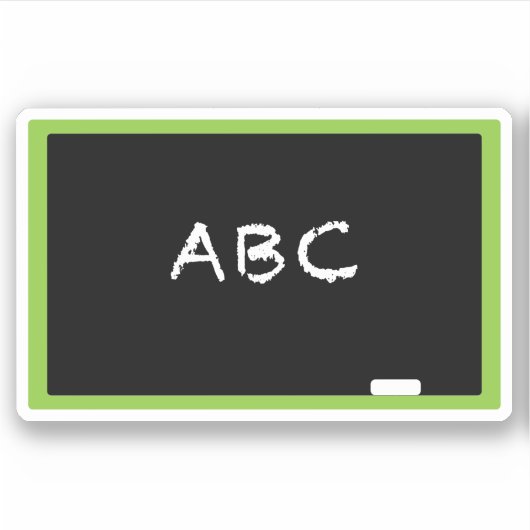 Sticker Tableau de bord ABC (Devant)
