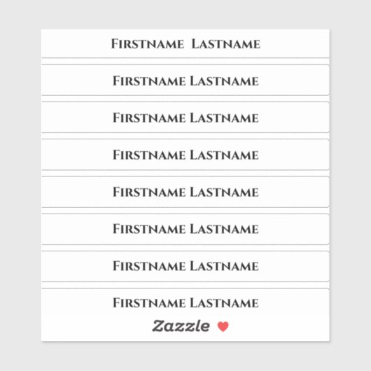 Sticker Tableau de sièges Ajouter des noms (Feuille)