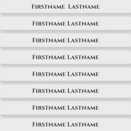 Sticker Tableau de sièges Ajouter des noms (Devant)