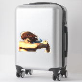 Sticker Tableau Fallen Angel par Alexandre Cabanel (Sur valise)