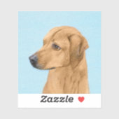 Sticker Tableau Rhodesian Ridgeback - Art Chien original (Feuille)