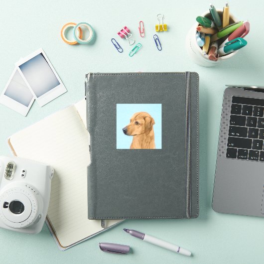 Sticker Tableau Rhodesian Ridgeback - Art Chien original (Couverture iPad)