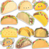 Sticker Taco Collage (Devant)