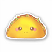 Sticker Taco de boeuf haché mexicain (Recto)
