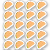 Sticker Taco Night Mexican Fast Food Menu Planner Repas (Devant)