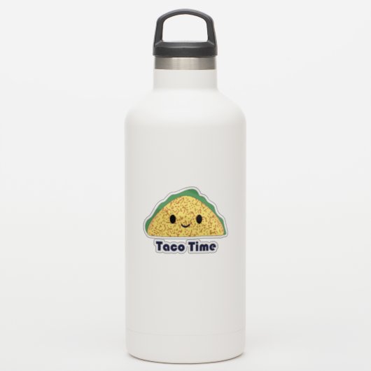 Sticker Taco Time Mignon Kawaii Taco (Gourde)