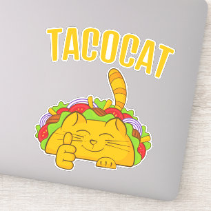 Sticker Tacocat Chats Mignons Tacos
