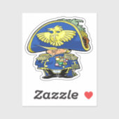 Sticker Tacoleon Tinyhands coupe personnalisée (Feuille)