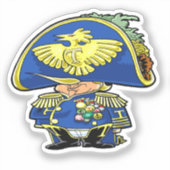 Sticker Tacoleon Tinyhands coupe personnalisée (Recto)
