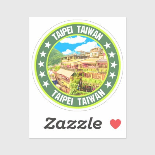 Sticker Taipei (Feuille)