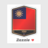 Sticker Taïwan (Feuille)