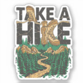 Sticker Take a Hike (Recto)