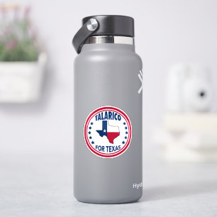 Sticker Talarico pour ordinateur portable Texas Red White