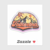 Sticker Talkeetna, Alaska (Feuille)