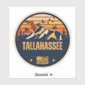 Sticker Tallahassee, Floride  (Feuille)