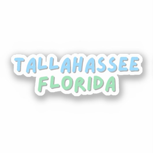 Sticker Tallahassee Floride (Recto)