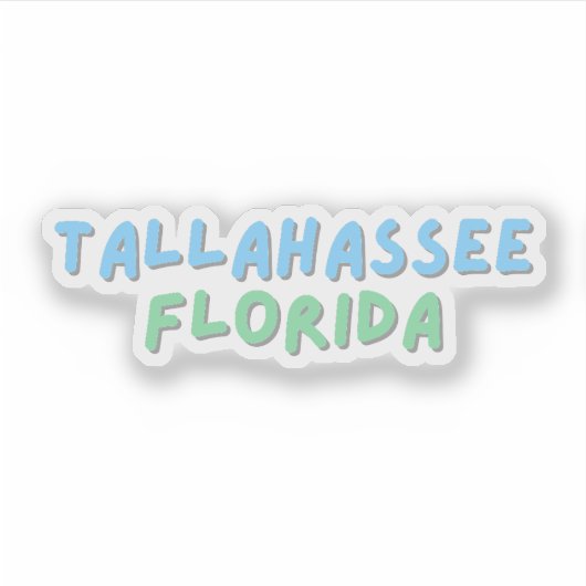 Sticker Tallahassee Floride (Devant)