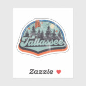 Sticker Tallassee, Alabama (Feuille)