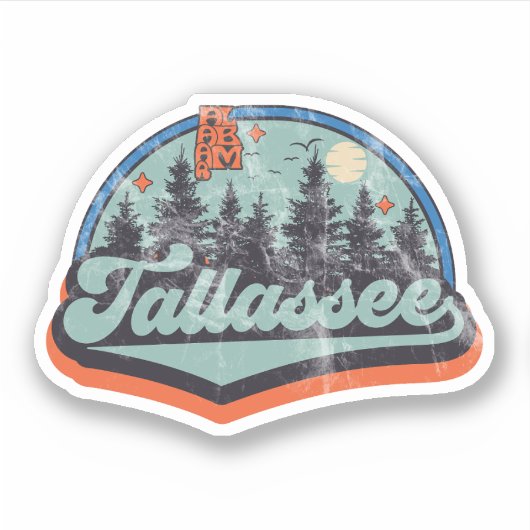 Sticker Tallassee, Alabama (Devant)