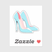 Sticker Talons Hauts Bleus (Feuille)