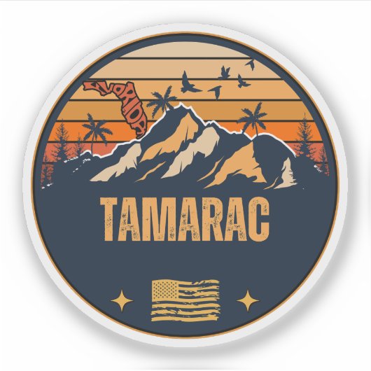 Sticker Tamarac, Floride (Devant)
