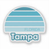 Sticker Tampa Floride (Devant)