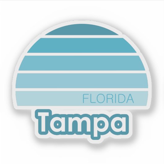 Sticker Tampa Floride (Devant)
